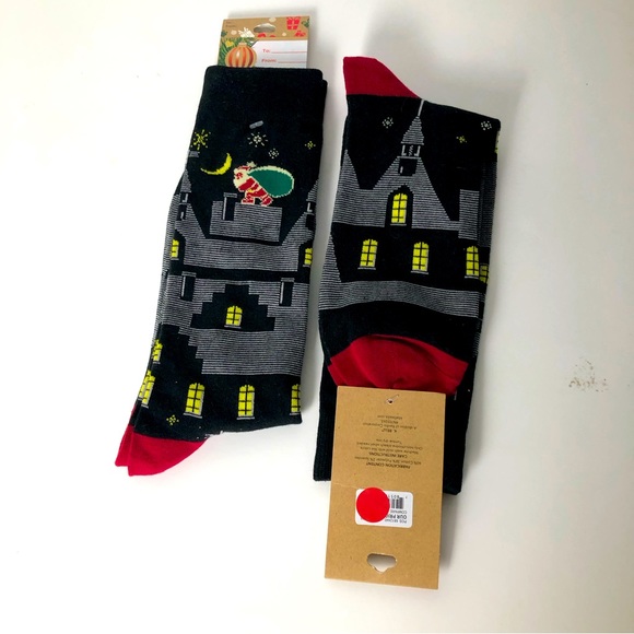 2 Pair K. BELL Men’s Christmas Socks Size 10-13 NWT - Picture 3 of 8